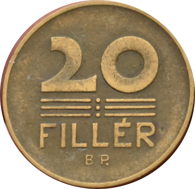 Maďarsko 20 Fillér 1948 BP.