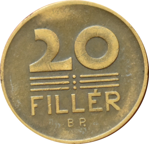 Maďarsko 20 Fillér 1948 BP.