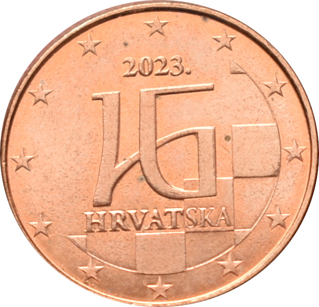 Chorvátsko 5 Cent 2023