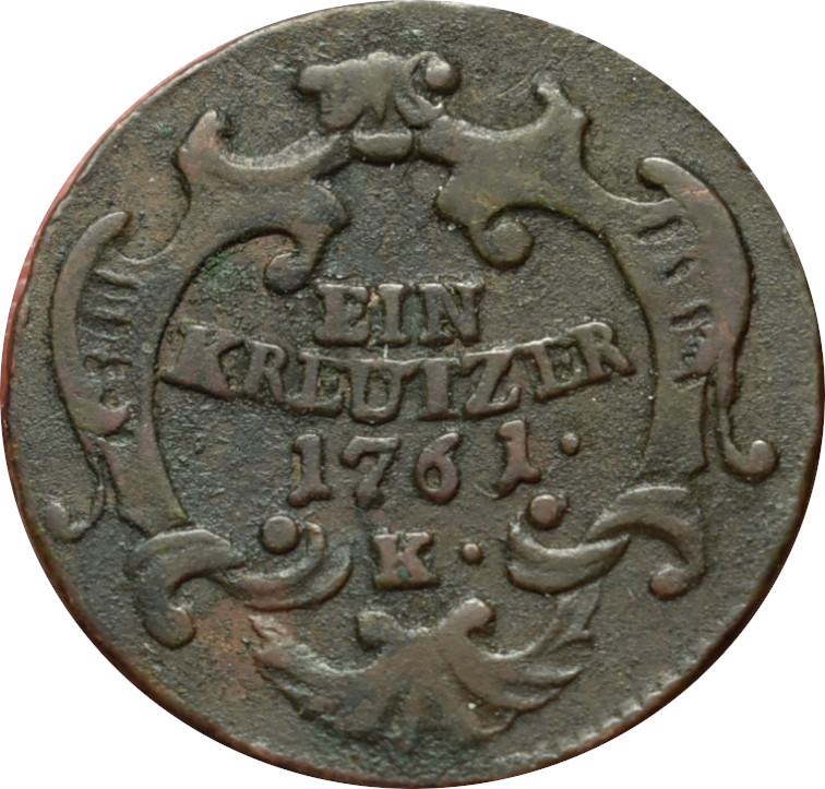 Mária Terézia Ein Kreutzer 1761 K