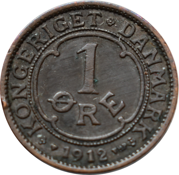 Dánsko 1 Ore 1912