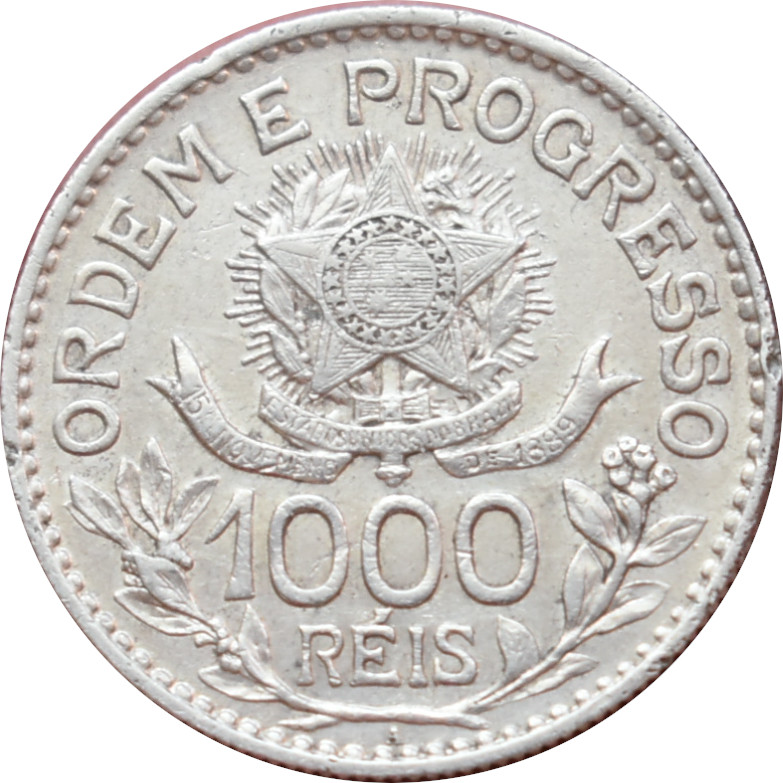Brazília 1000 Reis 1913