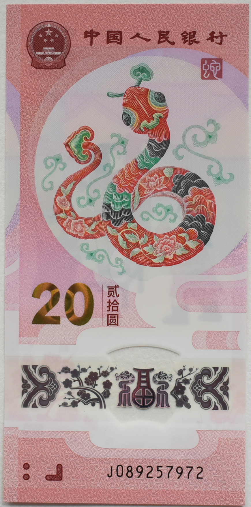 Čína 20 Yuan 2024