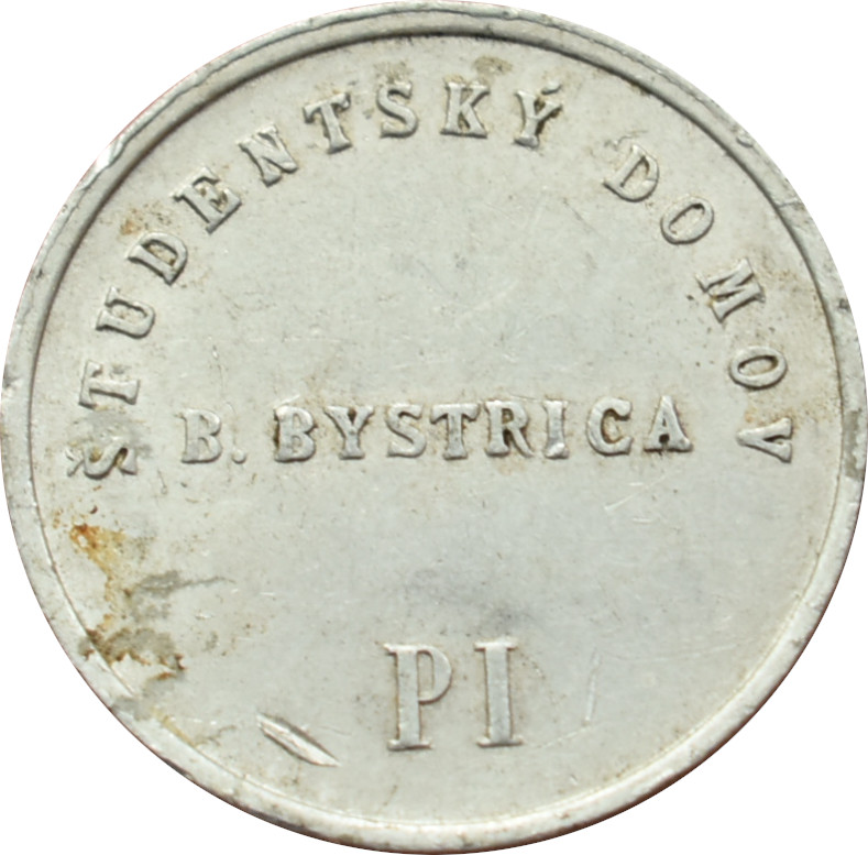 ČSSR žetón Študentský domov  B. Bystrica