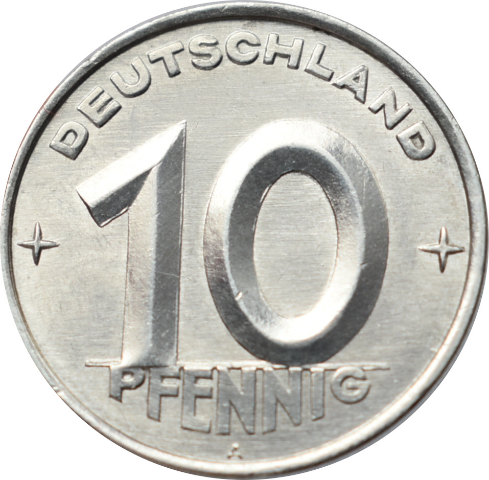 DDR 10 Pfennig 1952 A