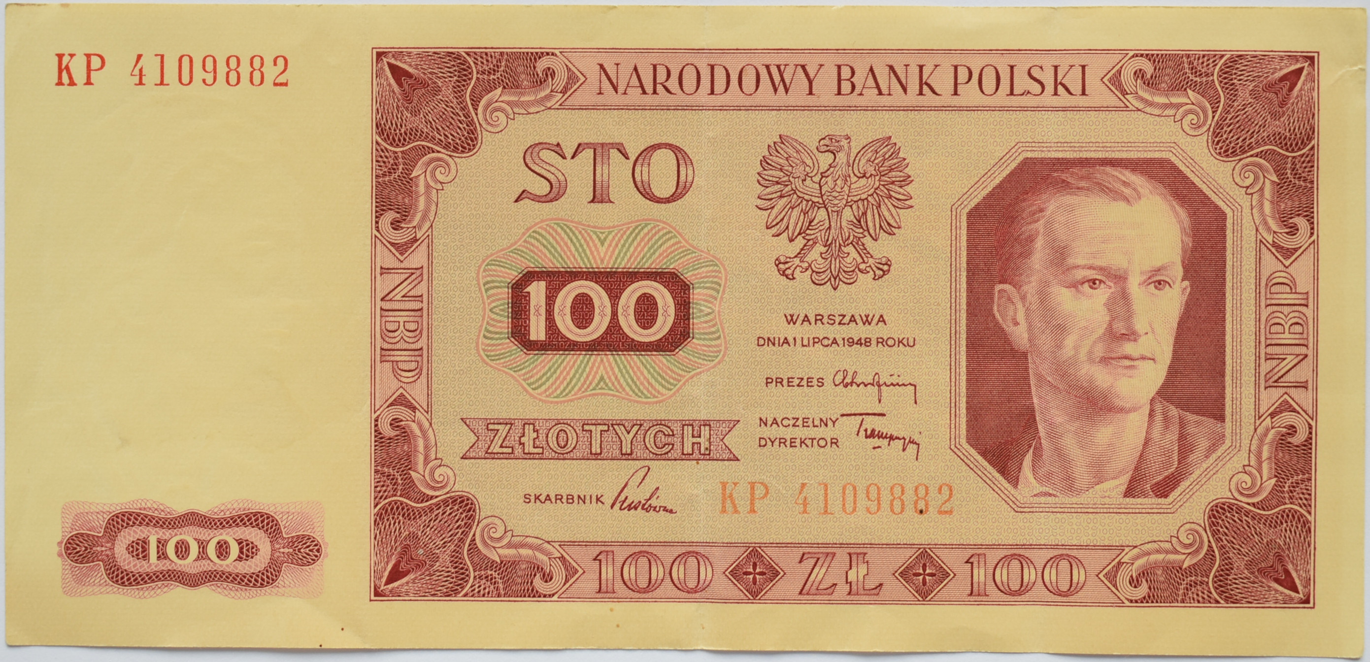 Poľsko 100 Zlotych 1948