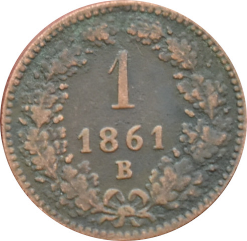 F.J. 1 Kreuzer 1861 B