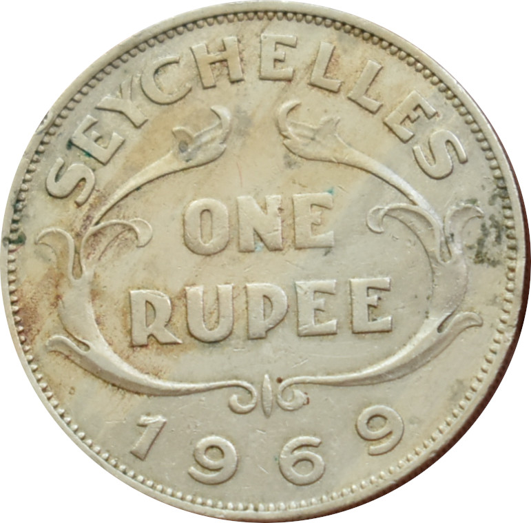Seychely 1 Rupee 1969