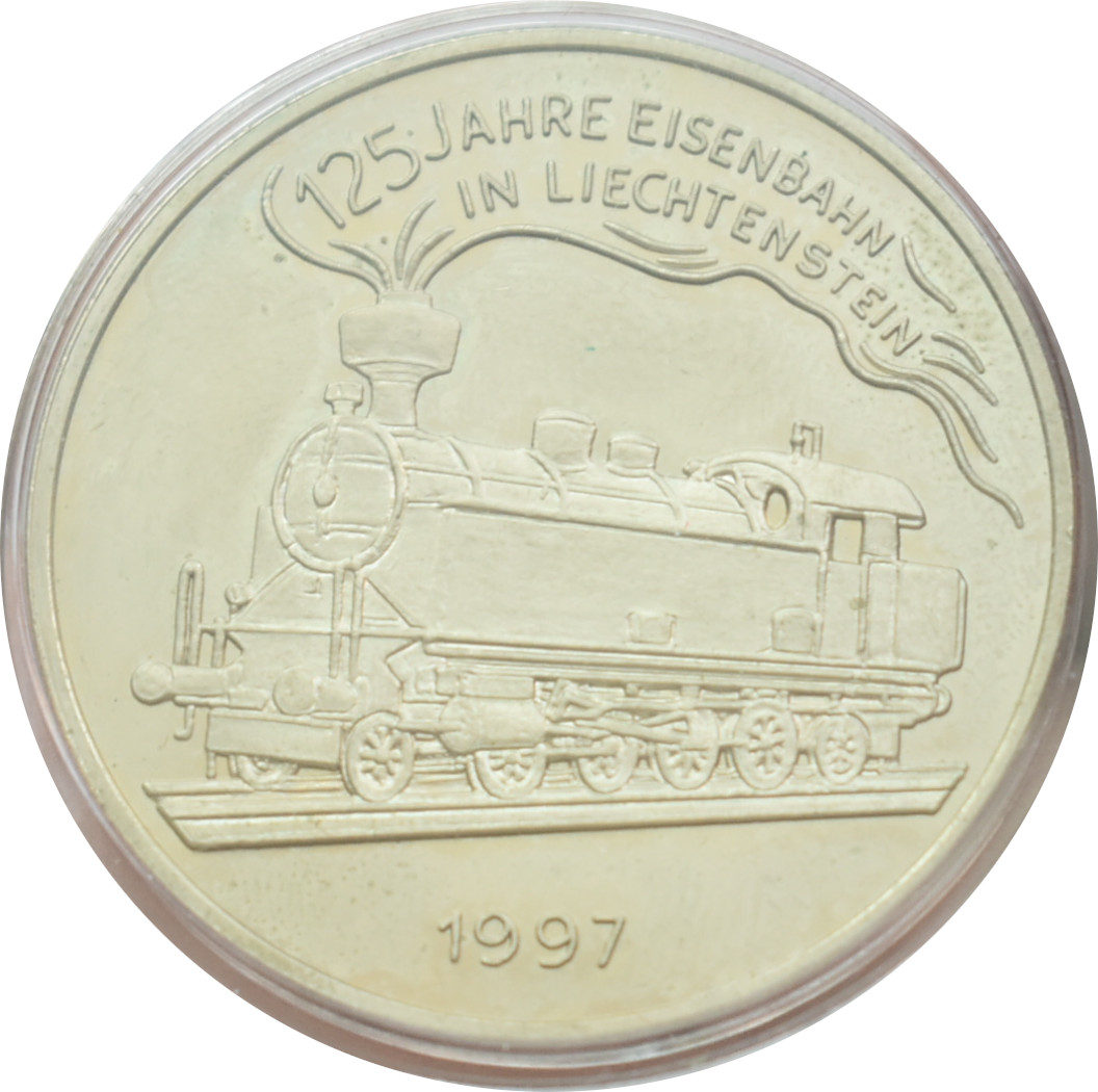 Lichtenštajnsko 5 Euro 1996