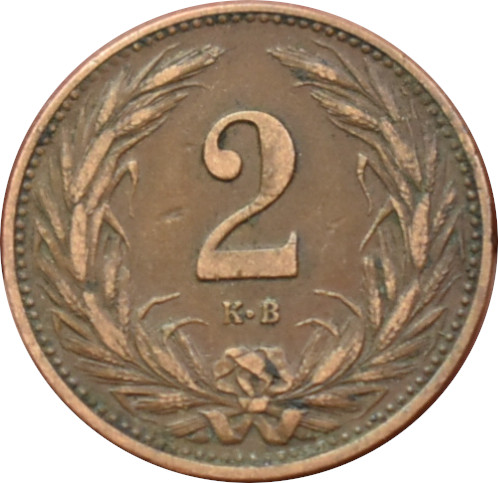 F.J. 2 Fillér 1909 K.B