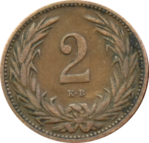 F.J. 2 Fillér 1905 K.B