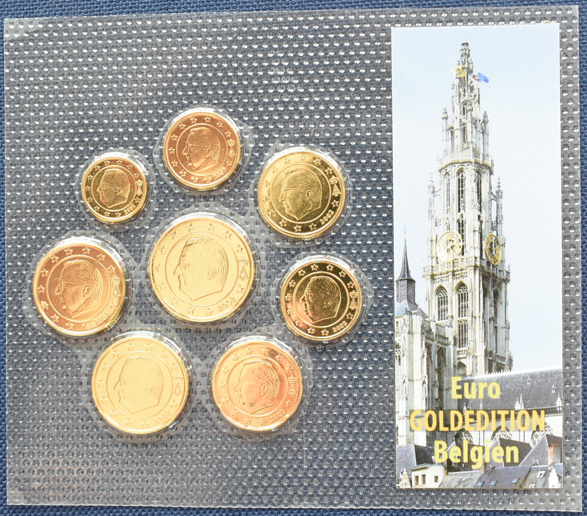 Belgicko sada euromincí 2002