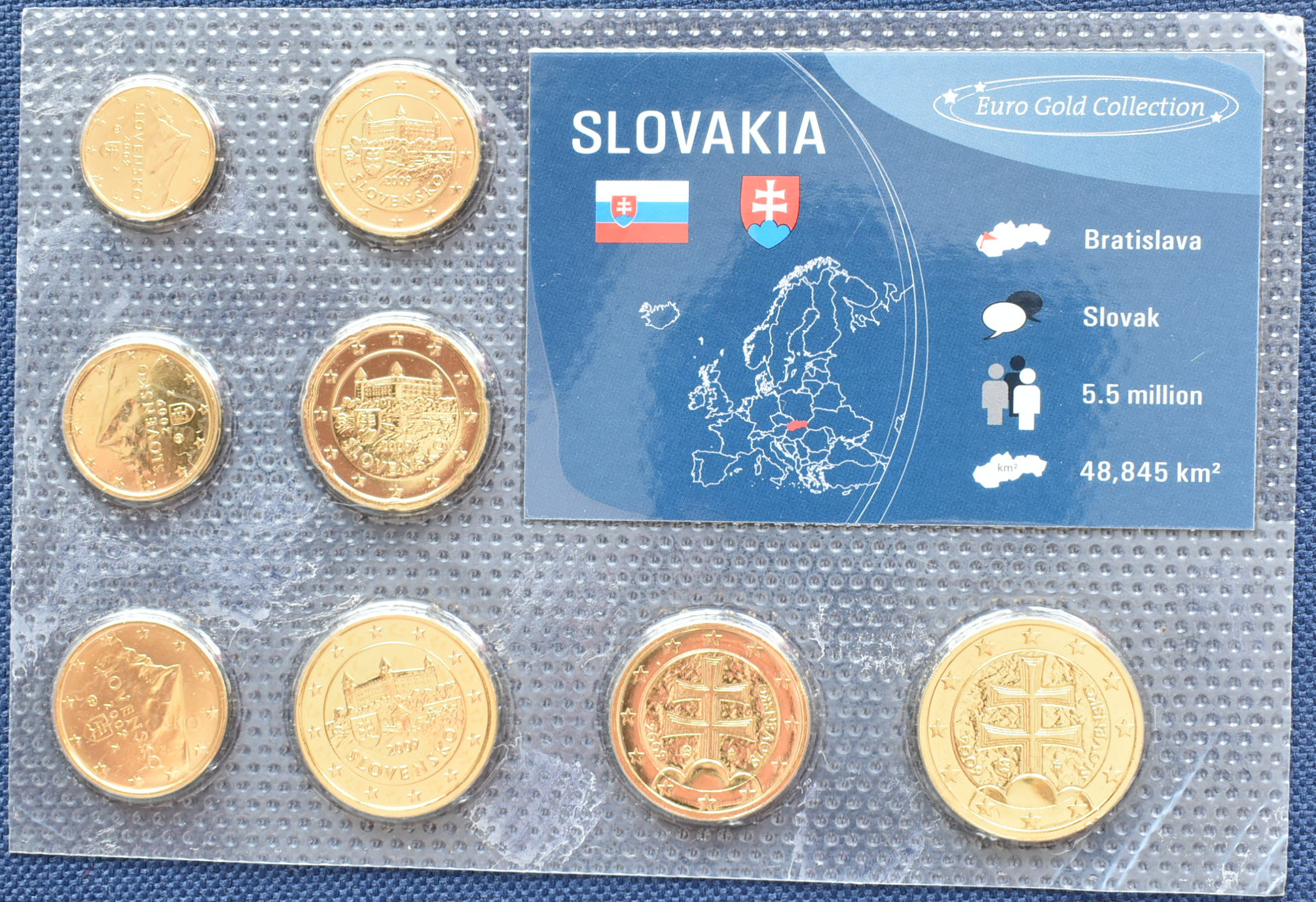 Slovensko sada euromincí 2009