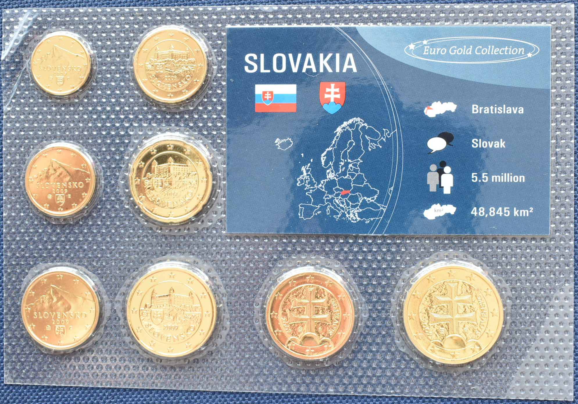 Slovensko sada euromincí 2009