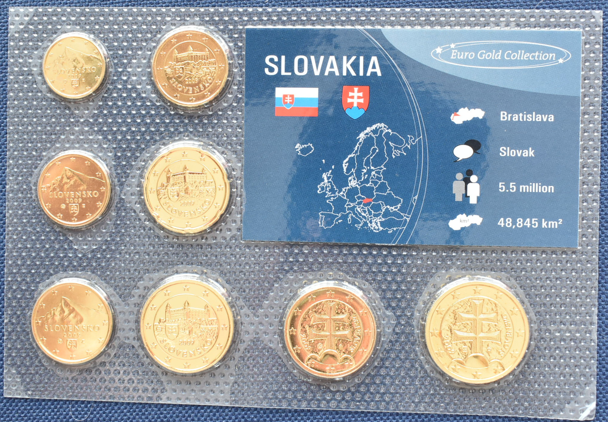 Slovensko sada euromincí 2009