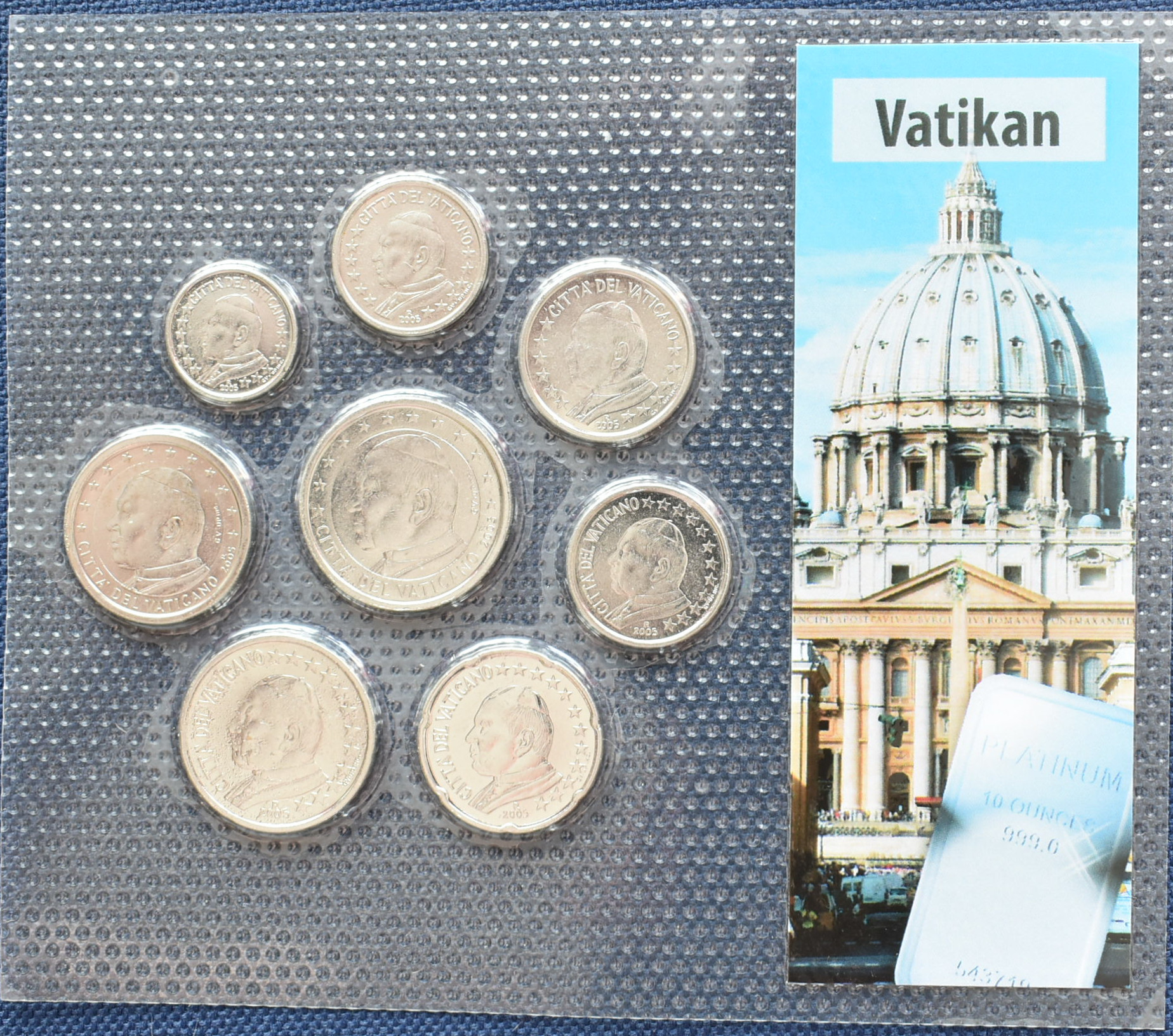 Vatikán sada euromincí 2005