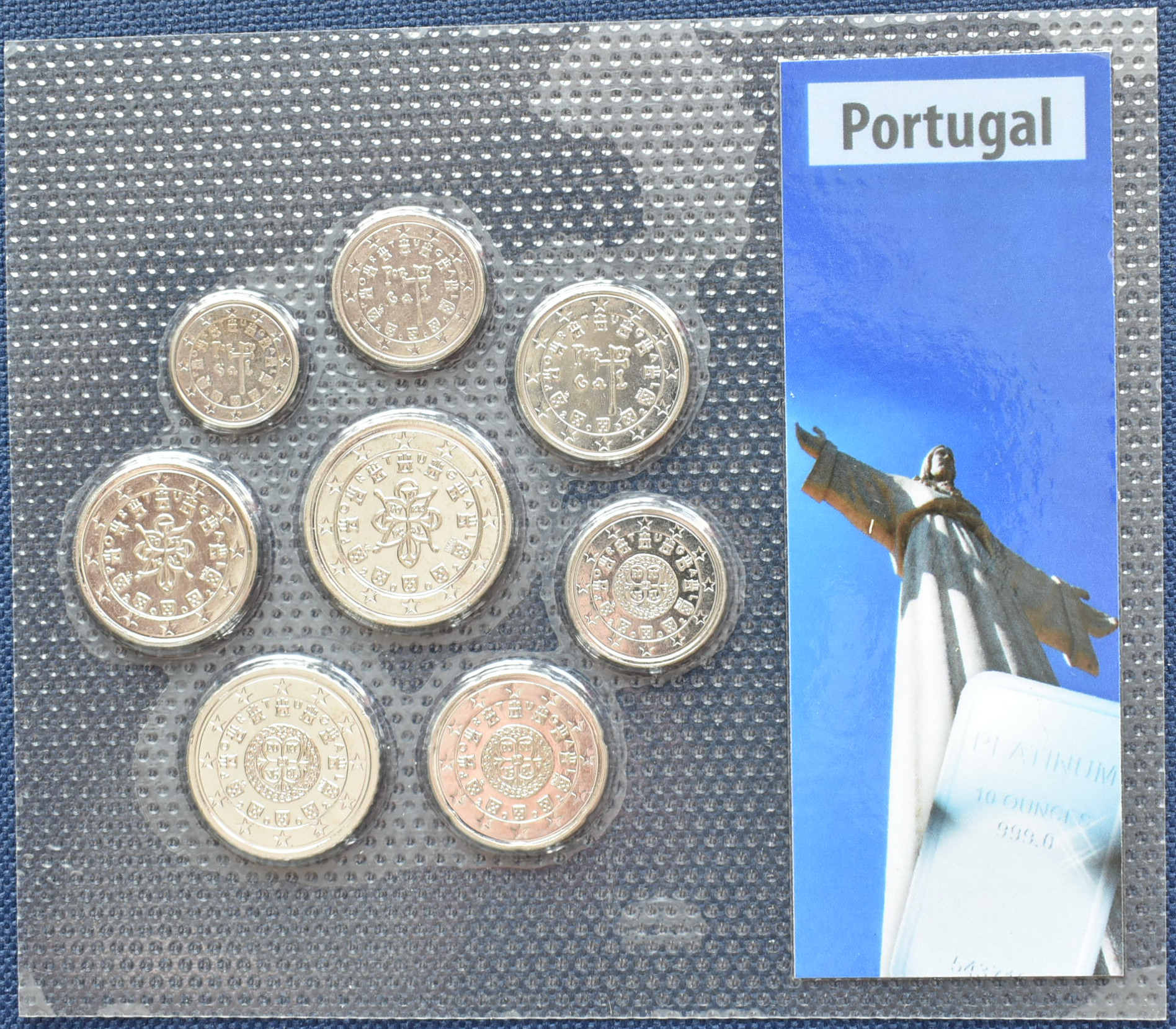 Portugalsko sada euromincí 2002