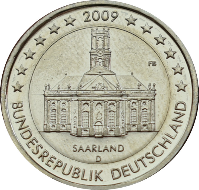 Nemecko  2 Euro 2009 D