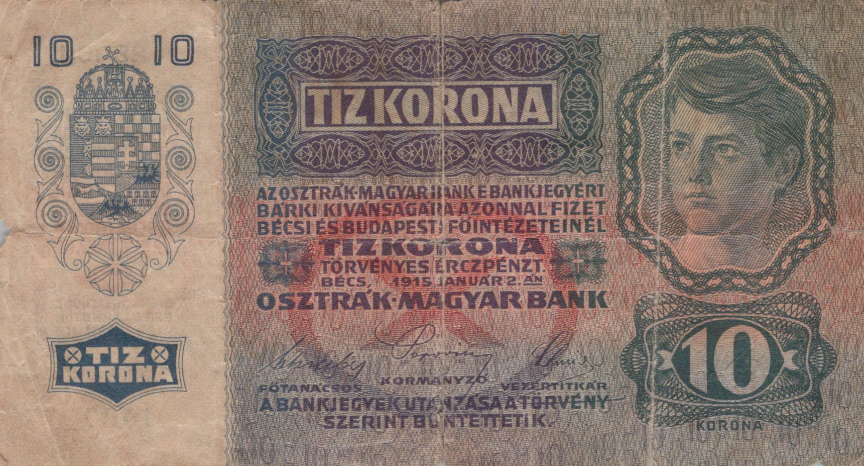 F.J. 10 Korona 1914