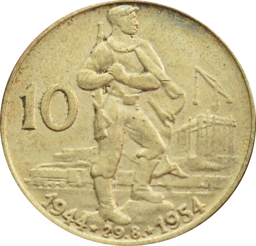 ČSR 10 Kčs 1954