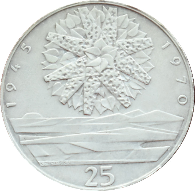 ČSSR 25 Kčs 1970