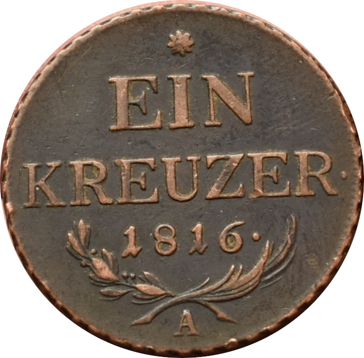 František I. Ein Kreuzer 1816 A
