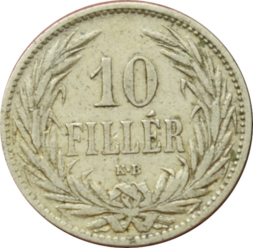 F.J. 10 Fillér 1894 K.B