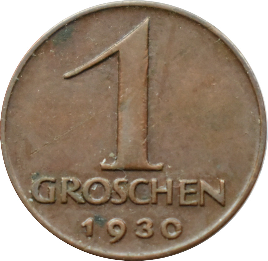 Rakúsko 1 Groschen 1930