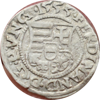 Ferdinand I. 1555 K.B Denár