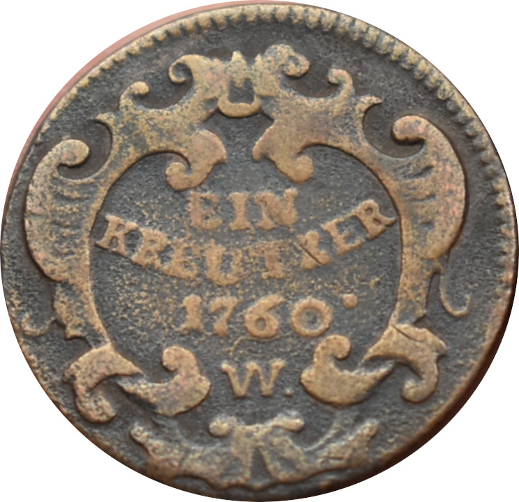 František Lotrinský 1 Kreutzer 1760 W