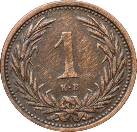 F.J. 1 Fillér 1901 K.B