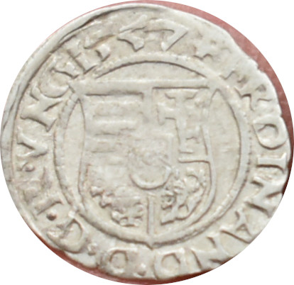 Ferdinand I. 1557 K.B Denár