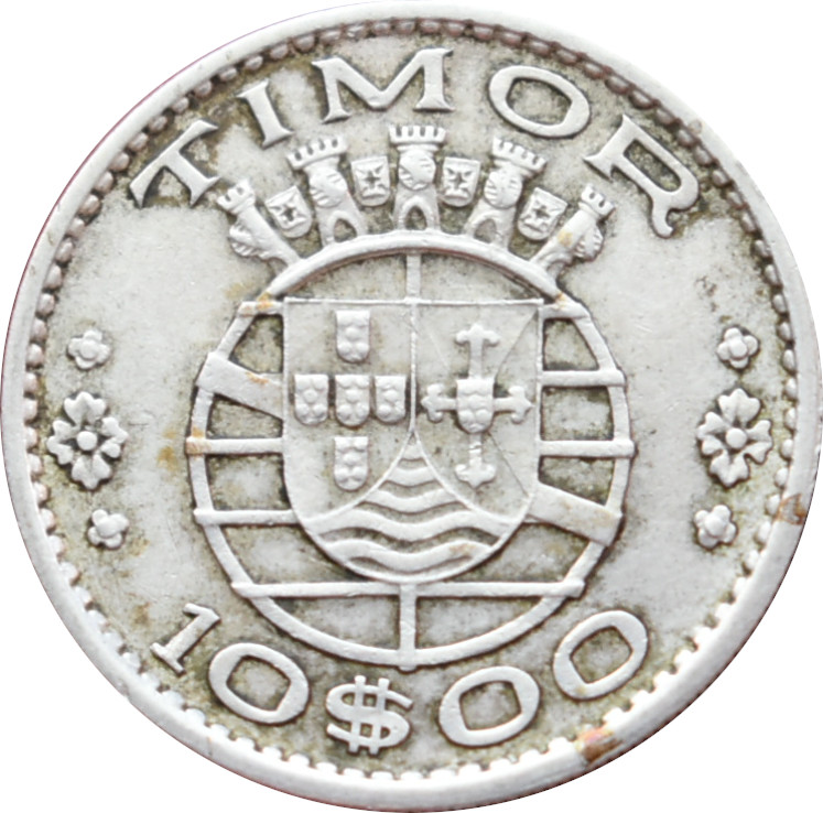Portugalský Timor 10 Escudos 1964