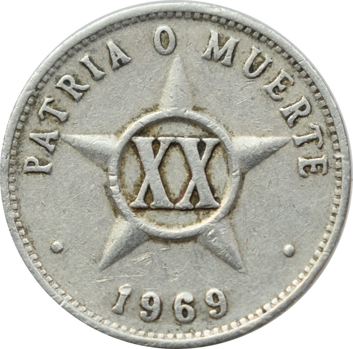 Kuba 20 Centavos 1969