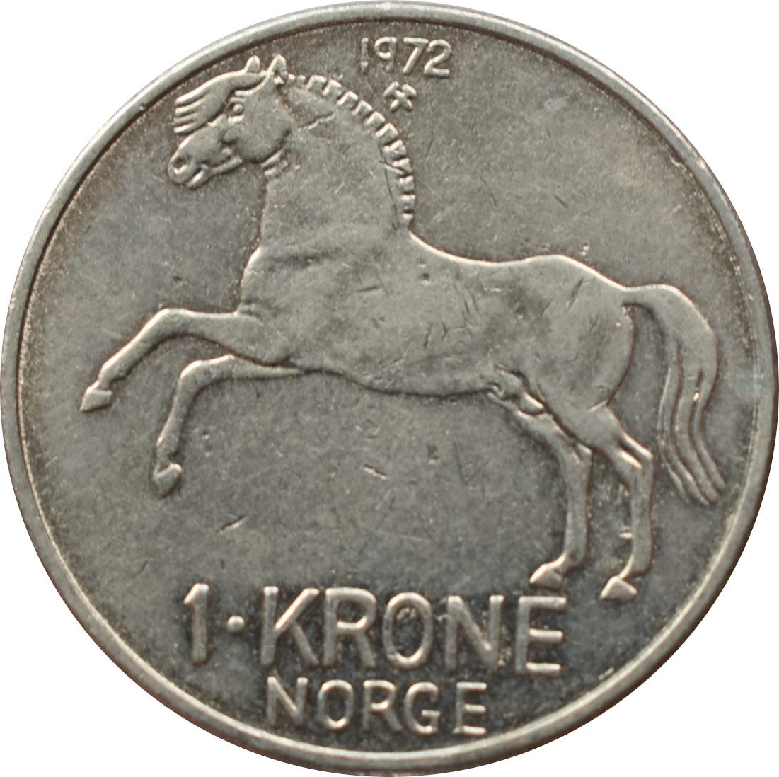 Nórsko 1 Krone 1972