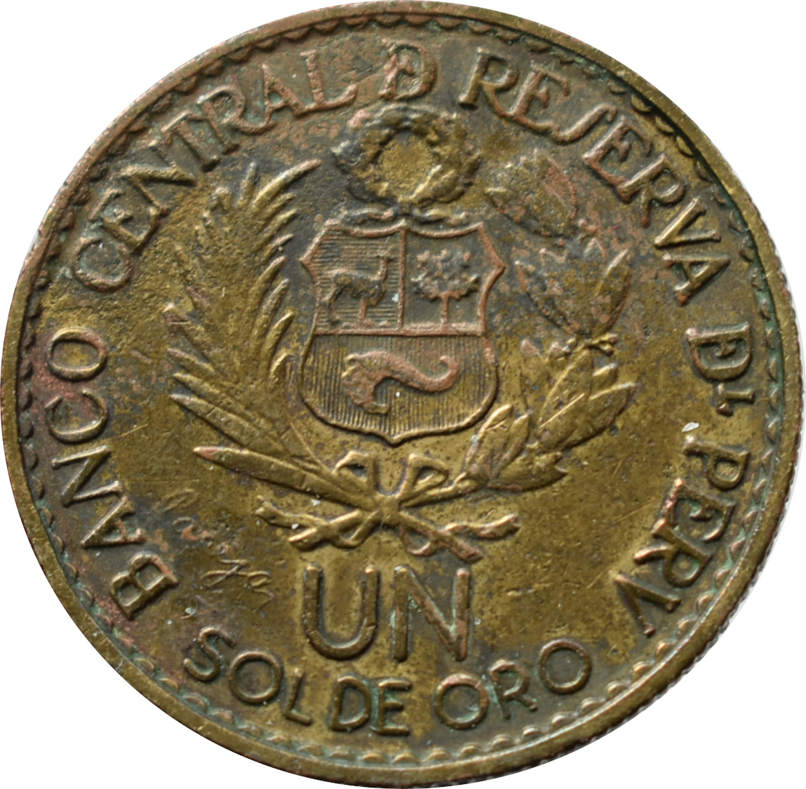 Peru 1 Sol de Oro 1965